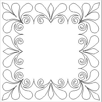 (image for) Jans Feather Border and Corner 2-L05083* - Click Image to Close